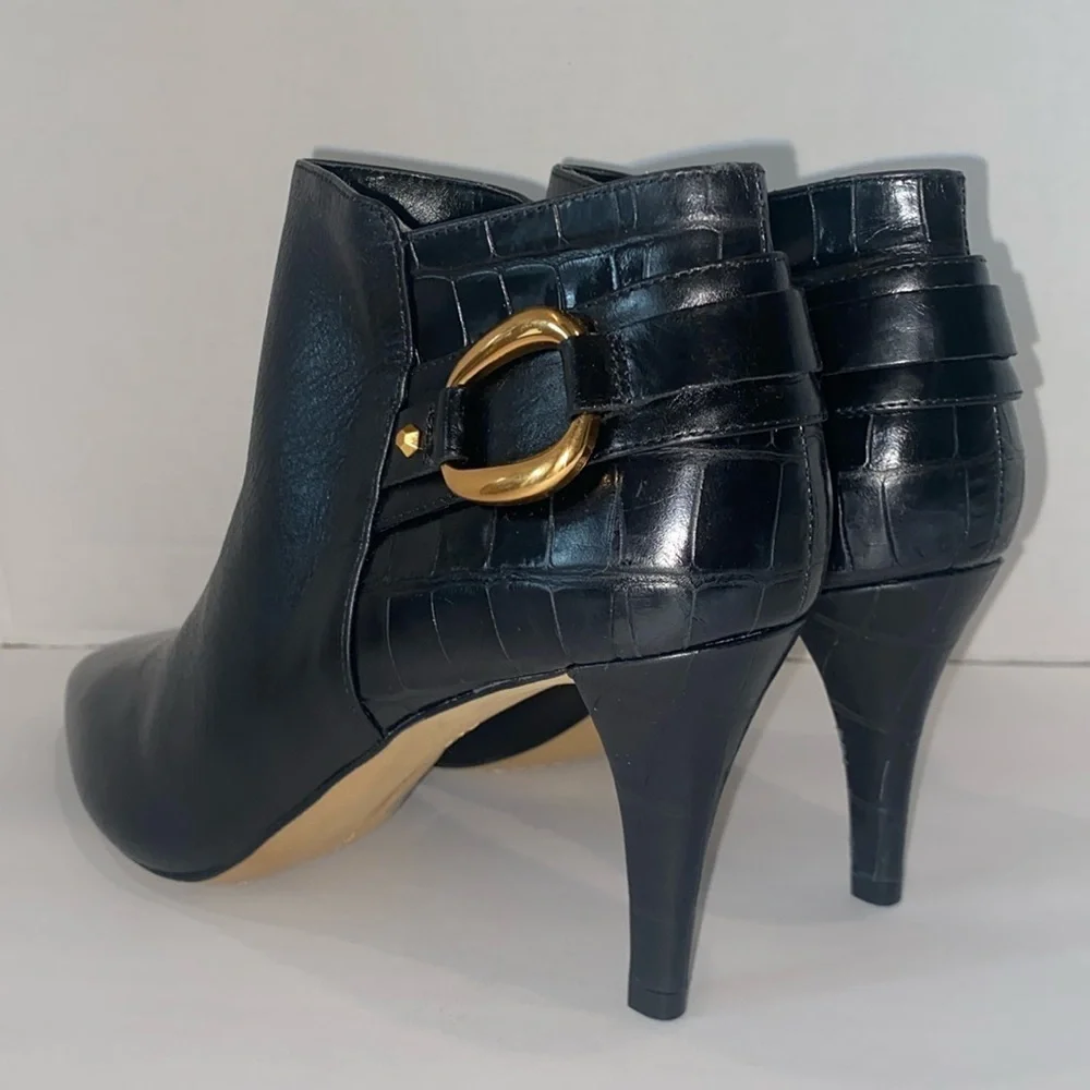 VINCE CAMUTO Women's Selmente High Heel Booties Black Size 10